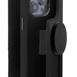 Decoded Detachable Wallet Case Leather with MagSafe with Flip for iPhone 14 Pro Max - Black