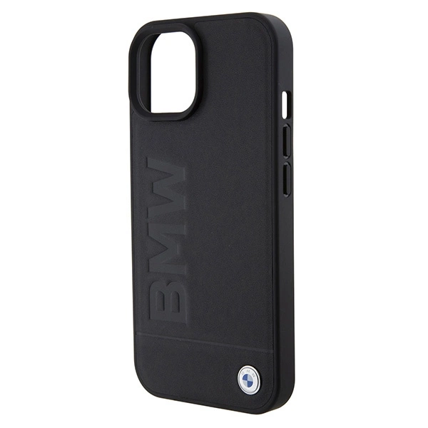 BMW BMHMP15SSLLBK iPhone 15 6.1" juodas/juodas MagSafe kietas dėklas su logotipo spaudu Signature - Image 6