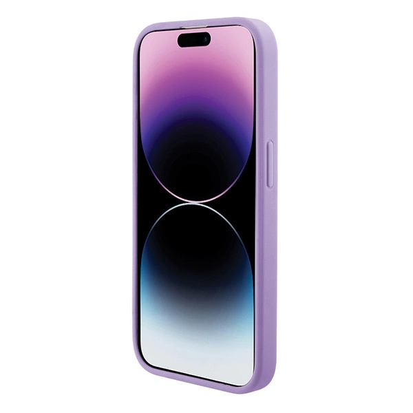 Guess GUHMP15XPSAHMCU iPhone 15 Pro Max 6.7" violetinis/violetinis kietas dėklas Saffiano MagSafe - Image 5