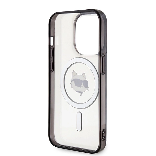 Karl Lagerfeld KLHMP15XHCHNOTK iPhone 15 Pro Max 6.7" permatomas kietas dėklas IML Choupette galva MagSafe - Image 7