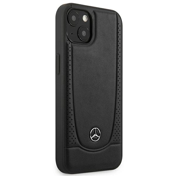 Mercedes MEHCP15MARMBK iPhone 15 Plus 6.7" juodas/juodas kietas odinis dėklas Leather Urban - Image 4