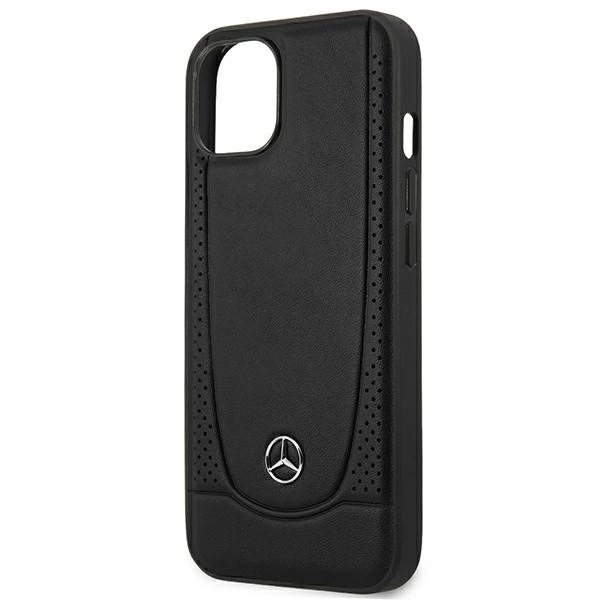 Mercedes MEHCP15MARMBK iPhone 15 Plus 6.7" juodas/juodas kietas odinis dėklas Leather Urban - Image 6