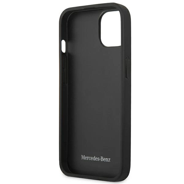 Mercedes MEHCP15MARMBK iPhone 15 Plus 6.7" juodas/juodas kietas odinis dėklas Leather Urban - Image 7