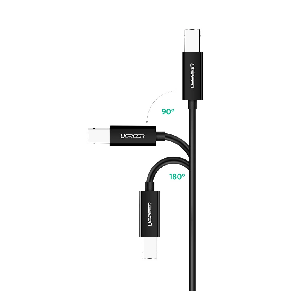 Ugreen US241 USB-C 2.0 - USB-B laidas 1 m - juodas - Image 2