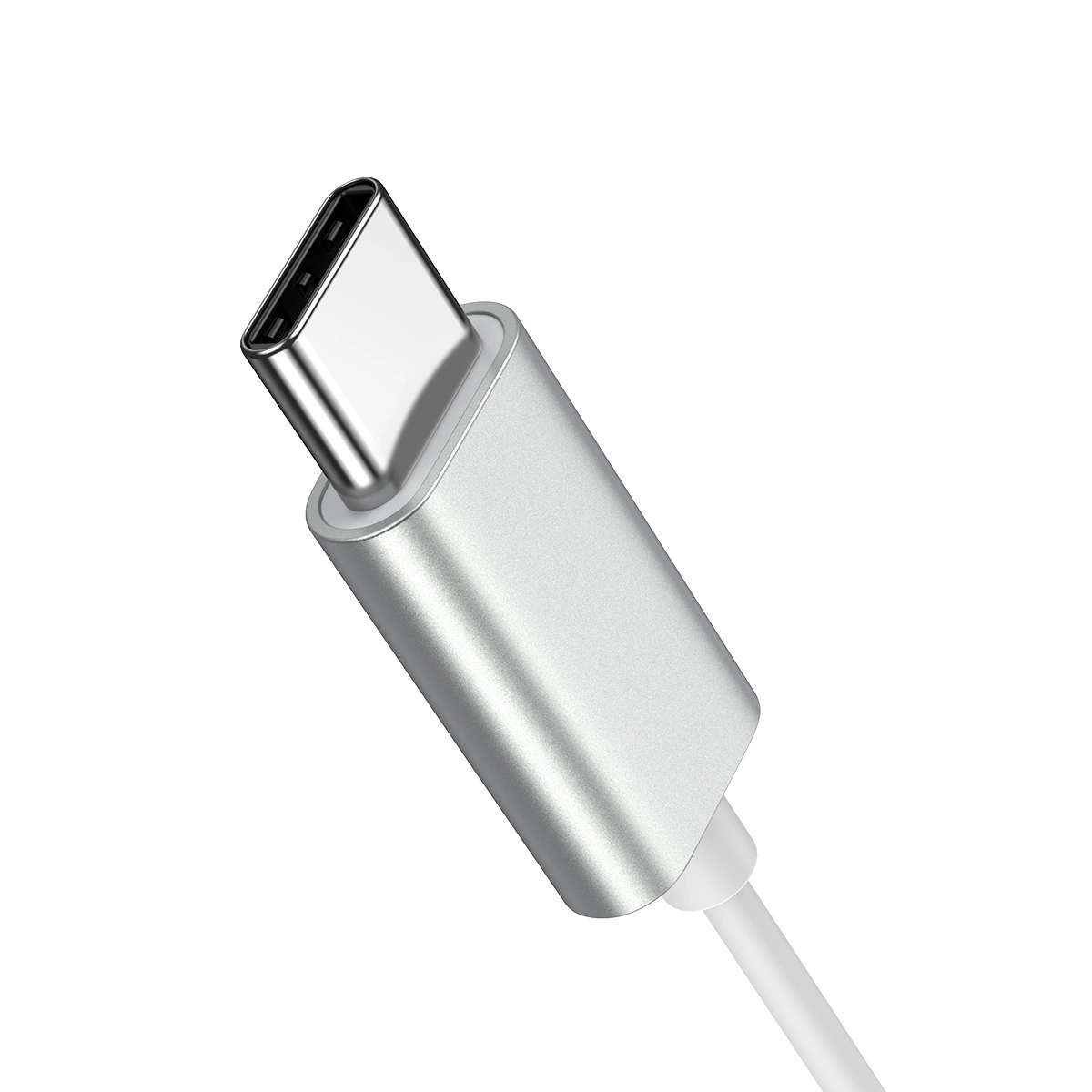 Joyroom JR-EC06 USB-C in-ear ausinės - sidabrinės - Image 5
