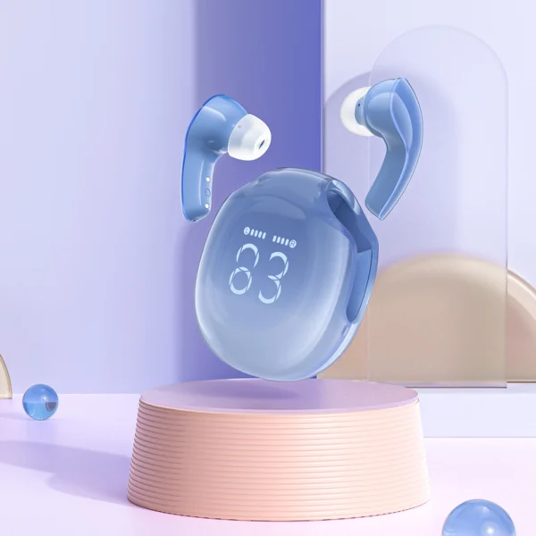 Acefast T9 Bluetooth 5.3 in-ear belaidės ausinės - mėlynos - Image 7