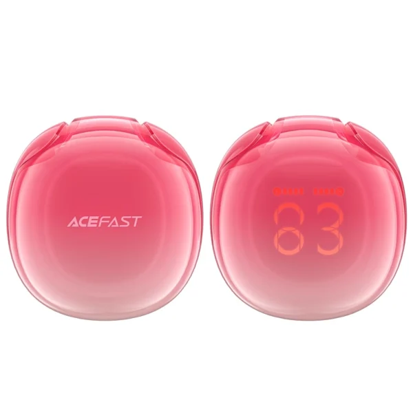 Acefast T9 Bluetooth 5.3 in-ear belaidės ausinės - raudonos - Image 3