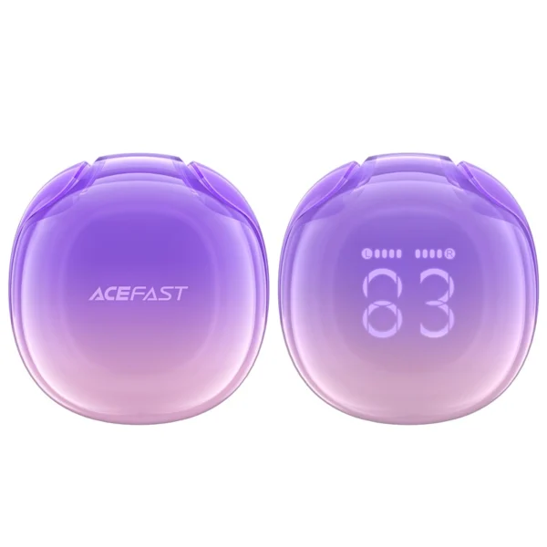 Acefast T9 Bluetooth 5.3 in-ear belaidės ausinės - violetinės - Image 3