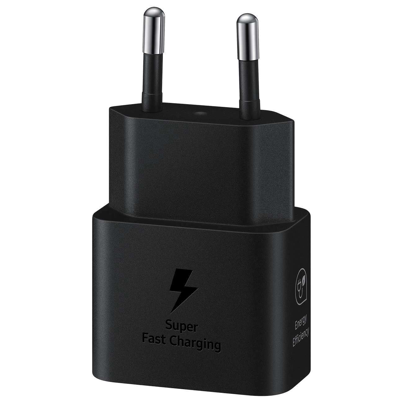 Samsung EP-T2510NBEGEU 25W SFC USB-C GaN sieninis įkroviklis - juodas - Image 2