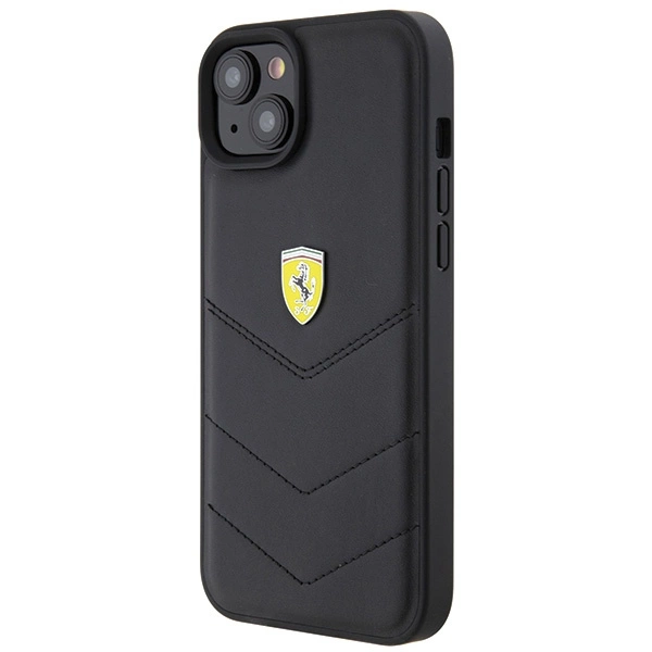 Ferrari FEHCP15MRDUK iPhone 15 Plus 6,7" juodas/juodas hardcase Quilted Metal Logo - Image 2