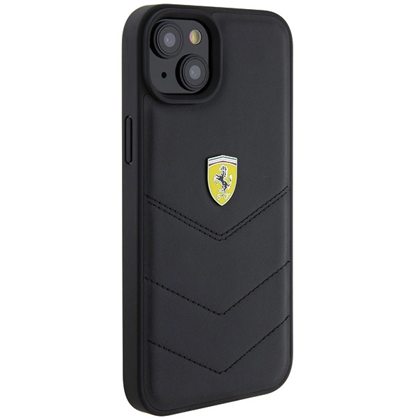 Ferrari FEHCP15MRDUK iPhone 15 Plus 6,7" juodas/juodas hardcase Quilted Metal Logo - Image 4