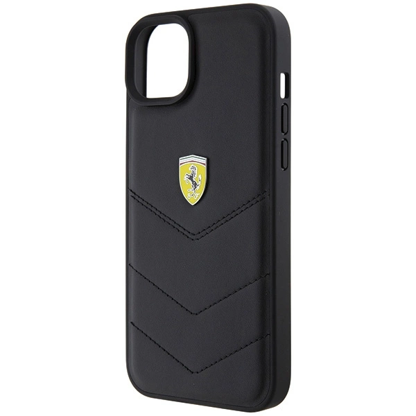 Ferrari FEHCP15MRDUK iPhone 15 Plus 6,7" juodas/juodas hardcase Quilted Metal Logo - Image 6