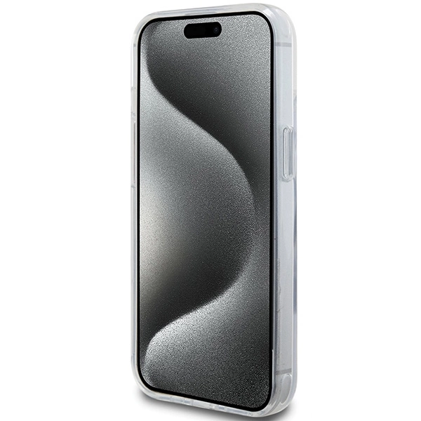 Karl Lagerfeld KLHMP15SHMRSCHH iPhone 15 6,1" baltas/baltas hardcase Ring Stand Choupette Head MagSafe - Image 5