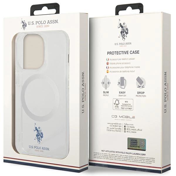 US Polo USHMP15LUCIT iPhone 15 Pro 6,1" permatomas MagSafe Collection - Image 8