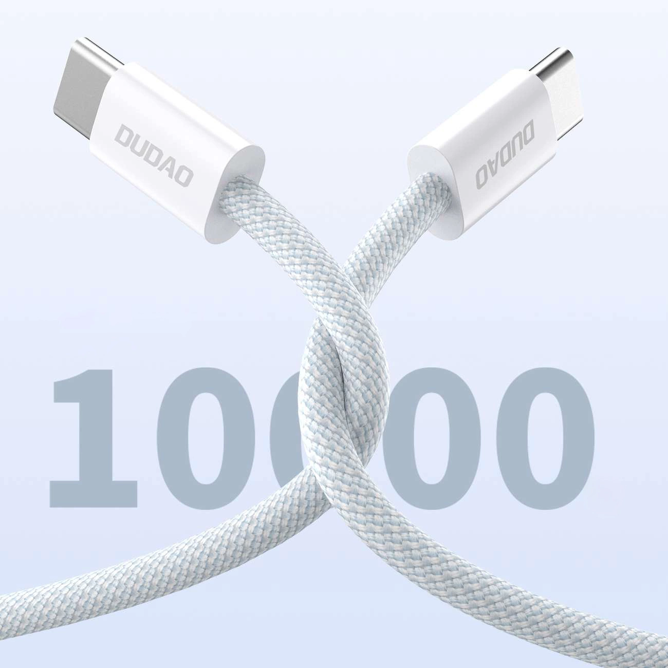 Dudao L6C USB-C - USB-C PD 30W laidas 2 m - šviesiai mėlynas - Image 6