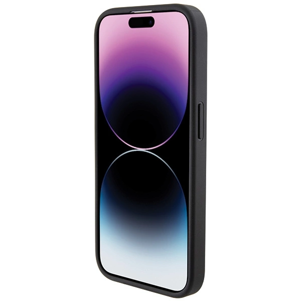 BMW Grip Stand Smooth & Carbon dėklas iPhone 15 Pro - juodas - Image 6