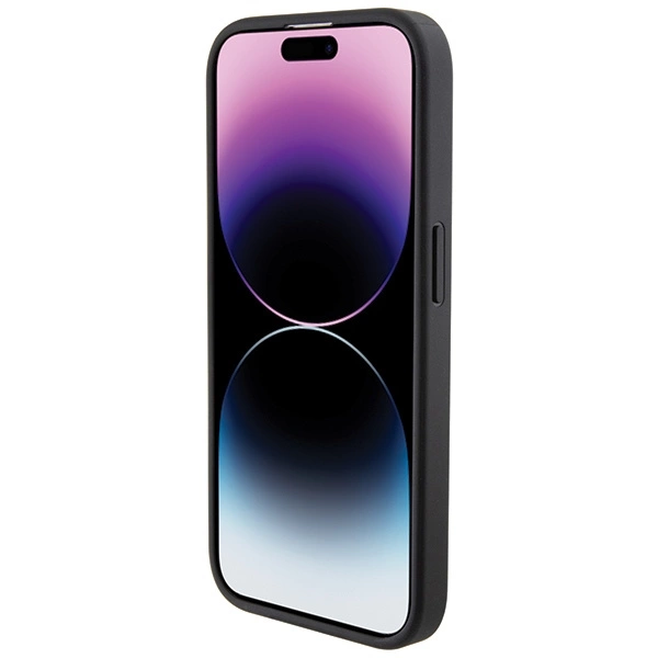 BMW Grip Stand Smooth & Perforated dėklas iPhone 15 Pro - juodas - Image 6