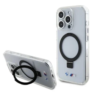 BMW Ring Stand M Collection MagSafe Case for iPhone 15 Pro - Clear