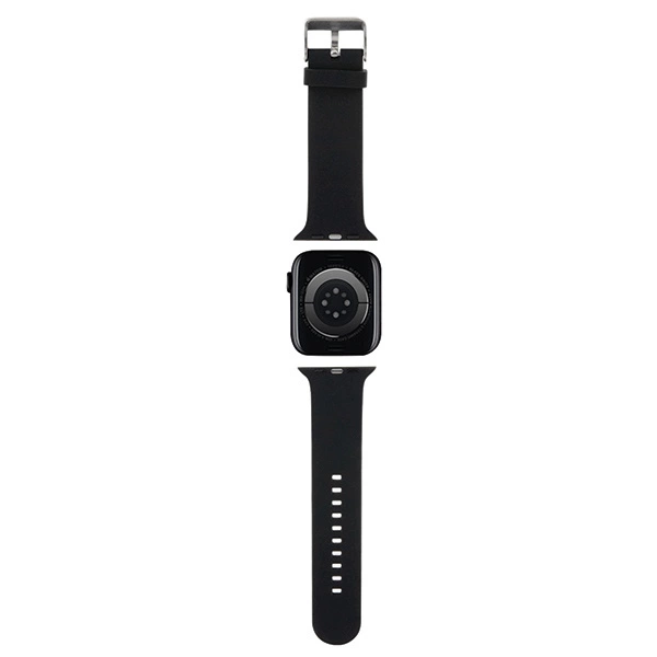 Karl Lagerfeld 3D guminis Choupette galvų dirželis Apple Watch 38/40/41 mm - juodas - Image 2