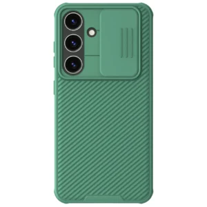 Nillkin CamShield Pro armored case with camera cover for Samsung Galaxy S24+ - green