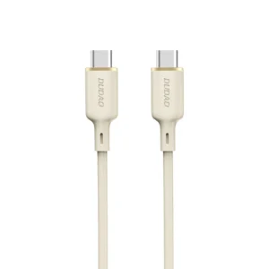 Dudao L7SCC USB-C - USB-C cable 100W 1m - beige