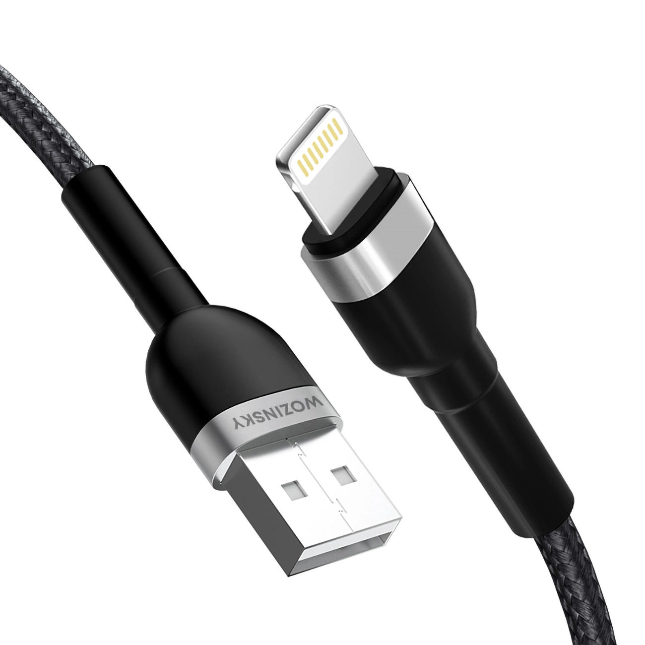 Wozinsky WNBAL1 USB-A / Lightning 2,4A laidas 1 m - juodas - Image 2