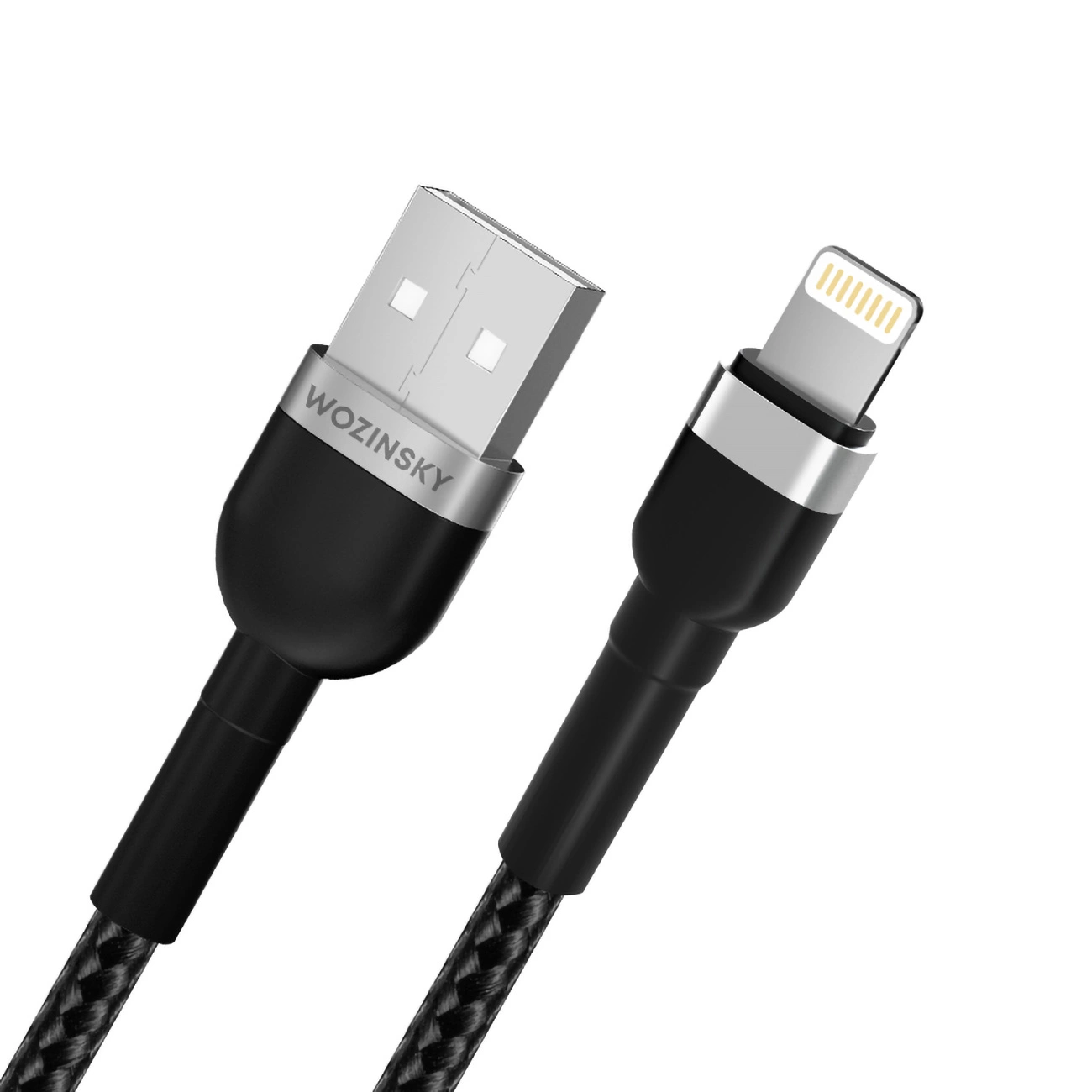 Wozinsky WNBAL1 USB-A / Lightning 2,4A laidas 1 m - juodas - Image 3