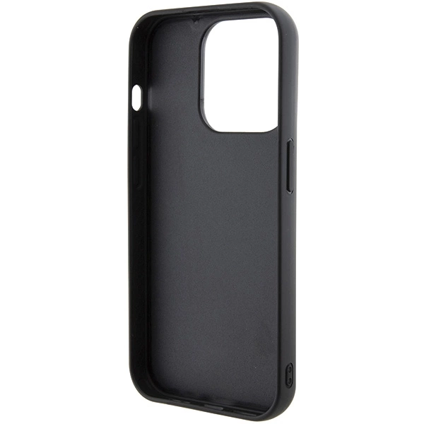 Karl Lagerfeld Gripstand Saffiano Karl & Choupette Pins dėklas iPhone 15 Pro - juodas - Image 8