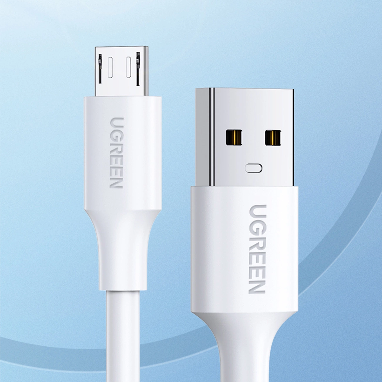 Ugreen US289 60143 micro USB / USB-A kabelis 2 m - baltas - Image 2