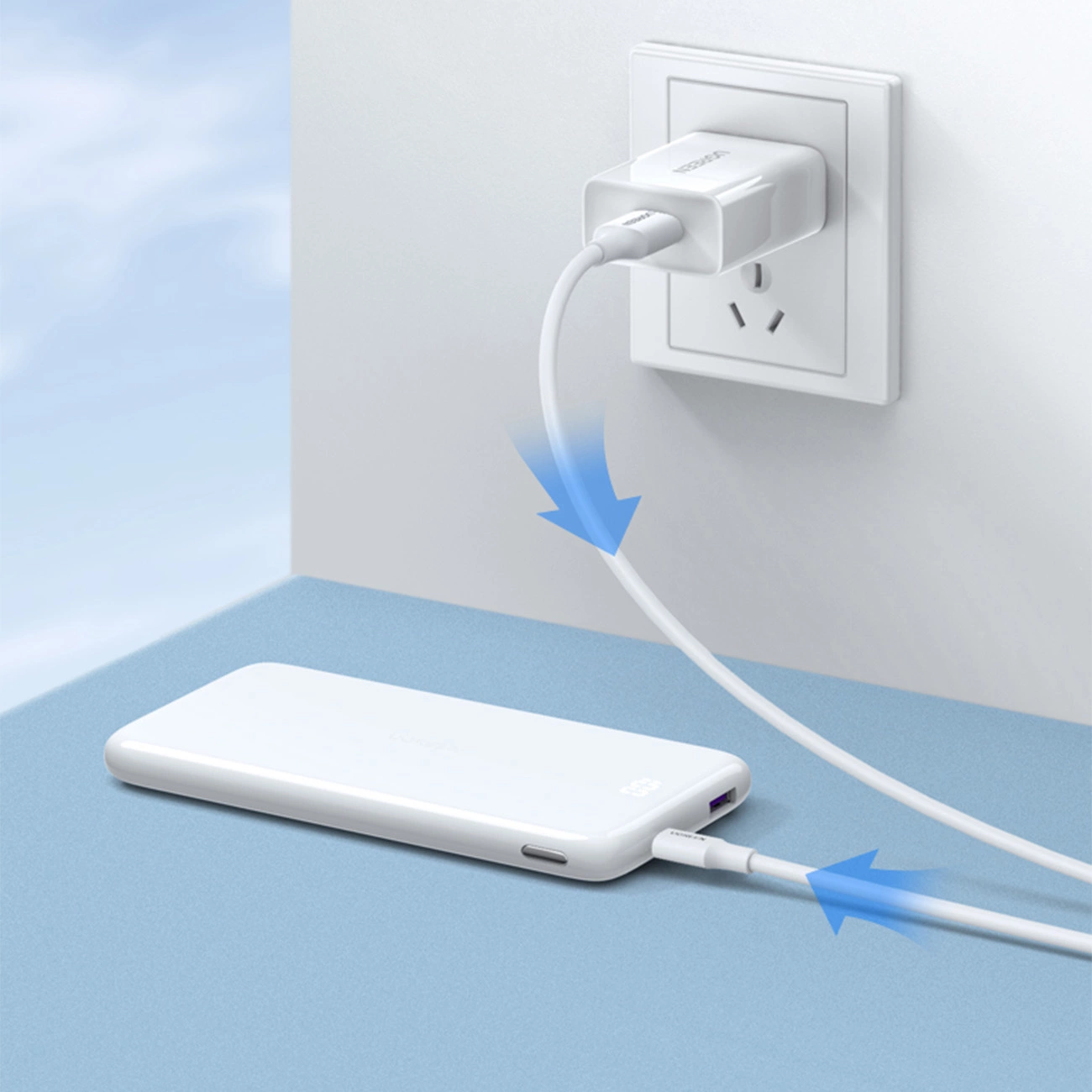Ugreen US289 60143 micro USB / USB-A kabelis 2 m - baltas - Image 5