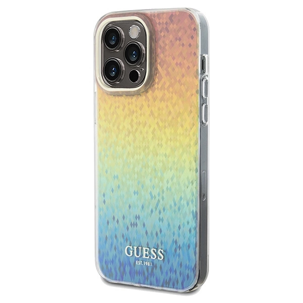 Guess IML Faceted Mirror Disco Iridescent dėklas iPhone 13 Pro / 13 - margas - Image 2