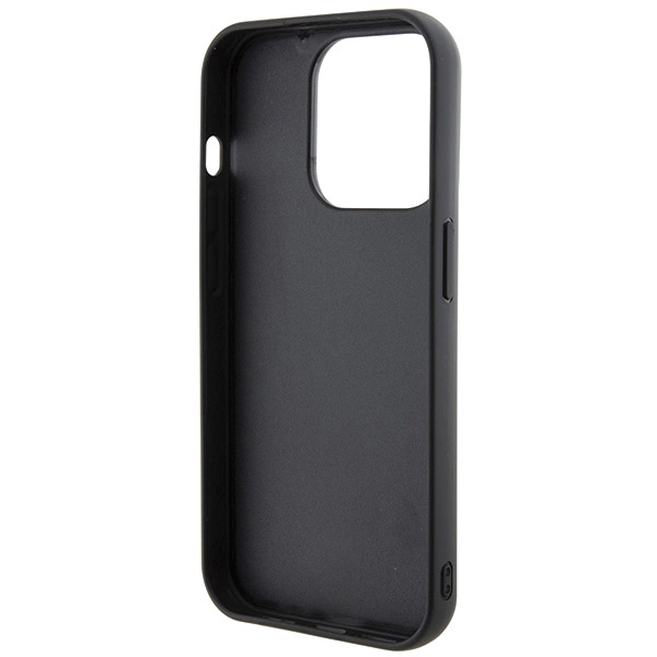 Karl Lagerfeld Gripstand Saffiano Karl & Choupette Pins dėklas iPhone 13 Pro / 13 - juodas - Image 7