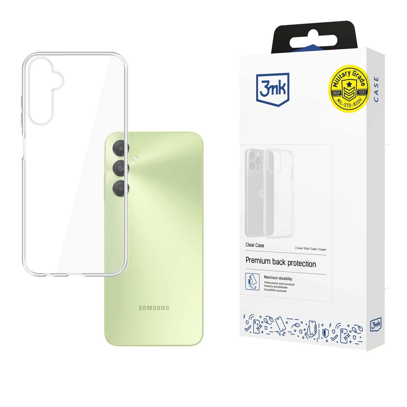 3mk Clear Case for Samsung Galaxy A05s