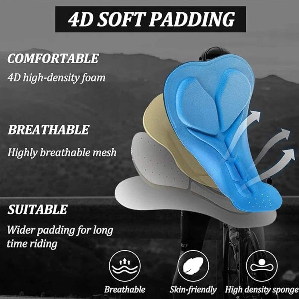 Rockbros RK2002XL dviračių šortai su XL paminkštinimu - juodi - Image 2