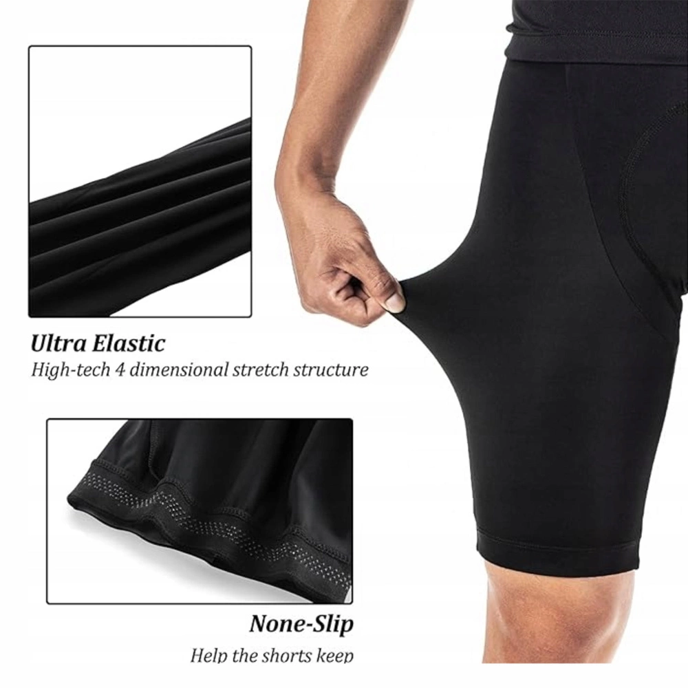 Rockbros RK2002XL dviračių šortai su XL paminkštinimu - juodi - Image 3