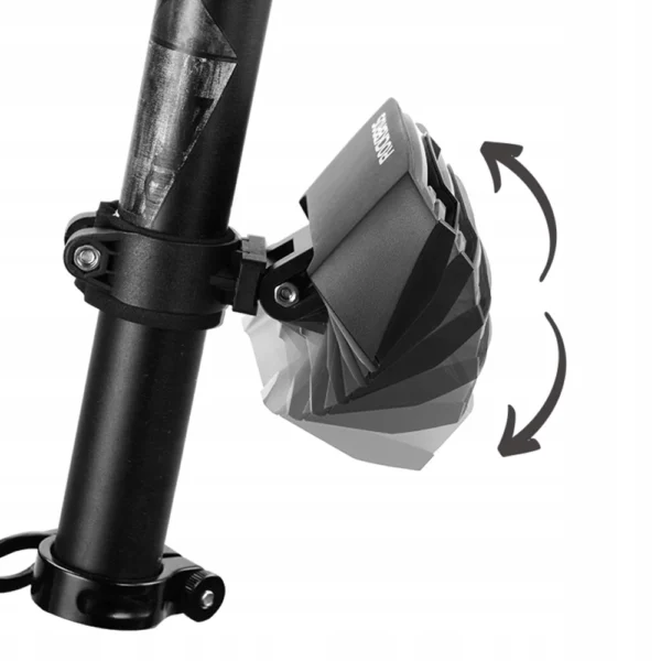 Rockbros LKWD-R1 galinė dviračio šviesa su lazeriu ir nuotoliniu valdymu + Micro USB – USB-A kabelis - juoda - Image 6
