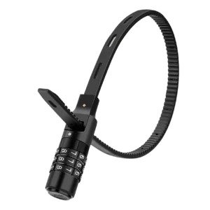 Rockbros 3240001001 bicycle lock for 0.5 m combination - black
