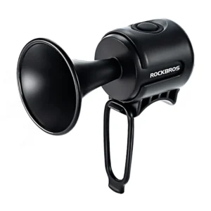 Rockbros 34210002001 electronic bicycle bell - black