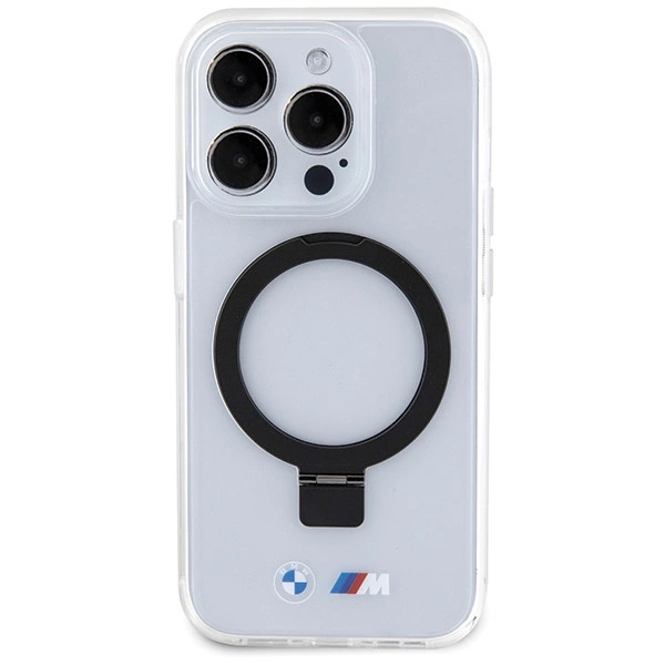 BMW Ring Stand M Collection MagSafe dėklas iPhone 15 Pro Max - permatomas - Image 3