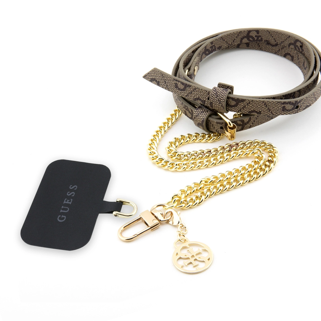 Guess 4G Chain CBDY dirželis - rudas - Image 2