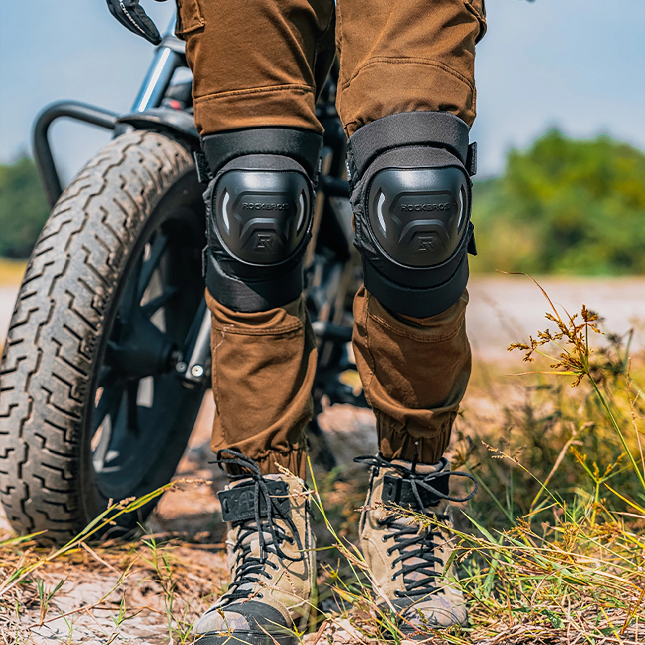 Rockbros 19230003001 kelių apsaugos - juodos - Image 12
