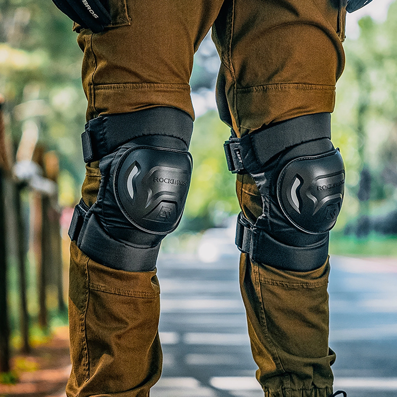 Rockbros 19230003001 kelių apsaugos - juodos - Image 13