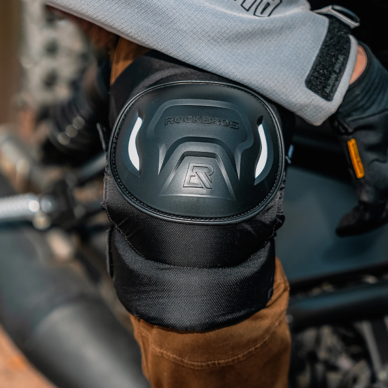 Rockbros 19230003001 kelių apsaugos - juodos - Image 14