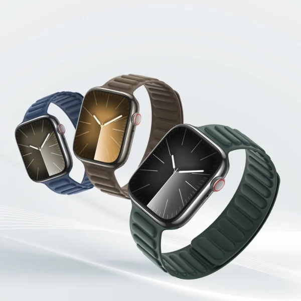 Magnetinis Dux Ducis dirželis BL Apple Watch 38 / 40 / 41 mm - žalias - Image 6