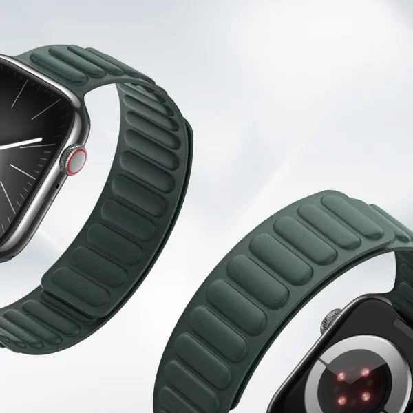 Magnetinis Dux Ducis dirželis BL Apple Watch 38 / 40 / 41 mm - žalias - Image 8