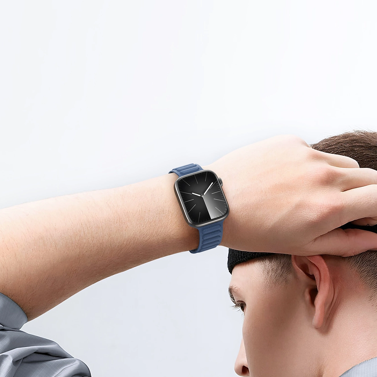 Dux Ducis BL magnetinis dirželis Apple Watch 38 / 40 / 41 mm - mėlynas - Image 9
