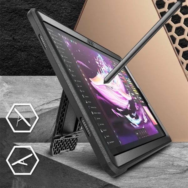 Supcase Unicorn Beetle Pro dėklas Samsung Galaxy Tab A9+ 11.0 X210 / X215 / X216 - juodas - Image 2