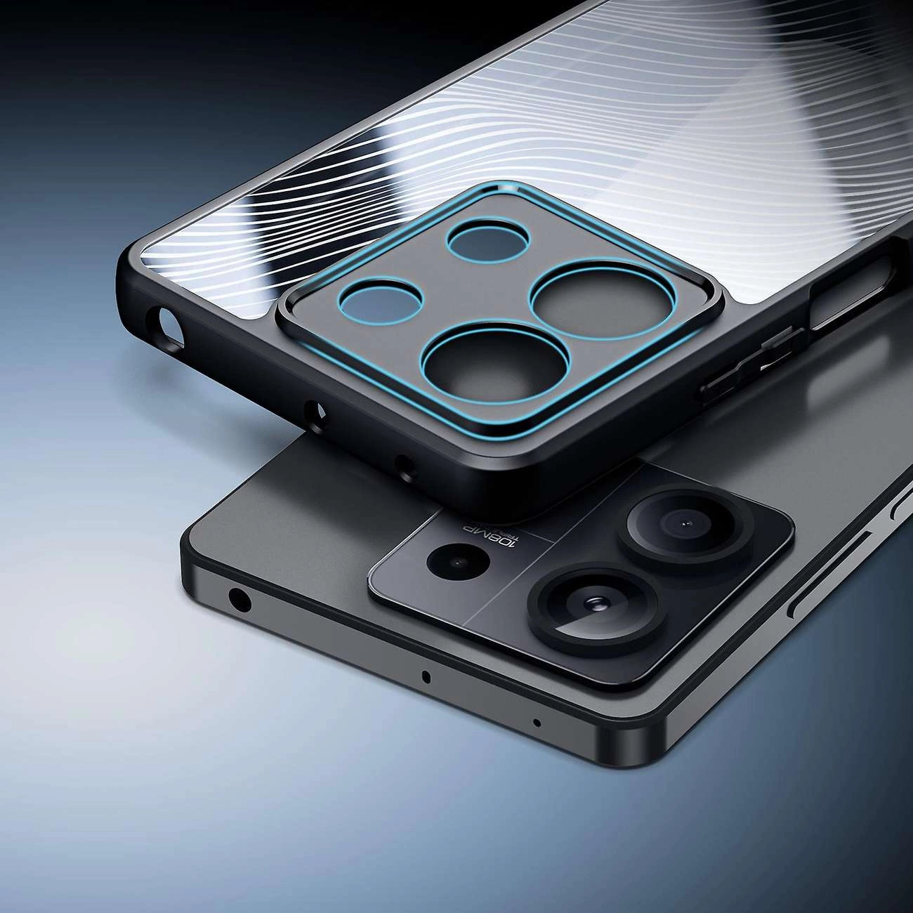Dux Ducis Aimo dėklas Xiaomi Redmi Note 13 5G - juodas - Image 4