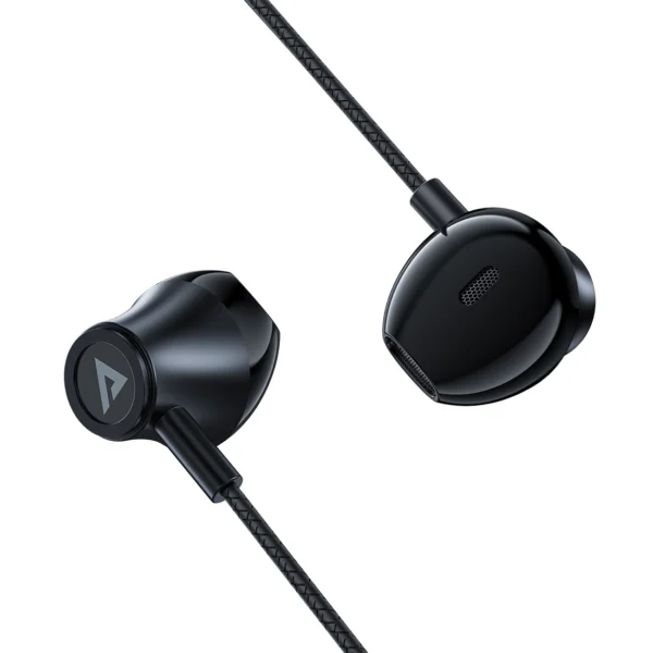 Acefast L2 ausinės į ausį su USB-C jungtimi, mikrofonu ir nuotoliniu valdymu 1,2 m - juodos - Image 3