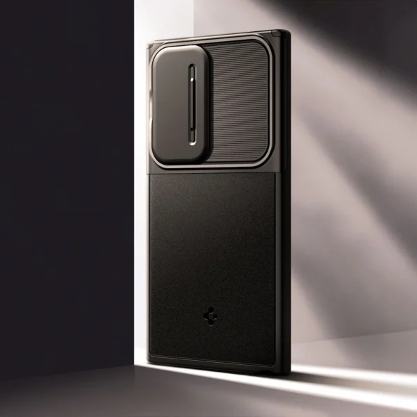 Spigen Optik Armor dėklas Samsung Galaxy S24 Ultra - juodas - Image 6